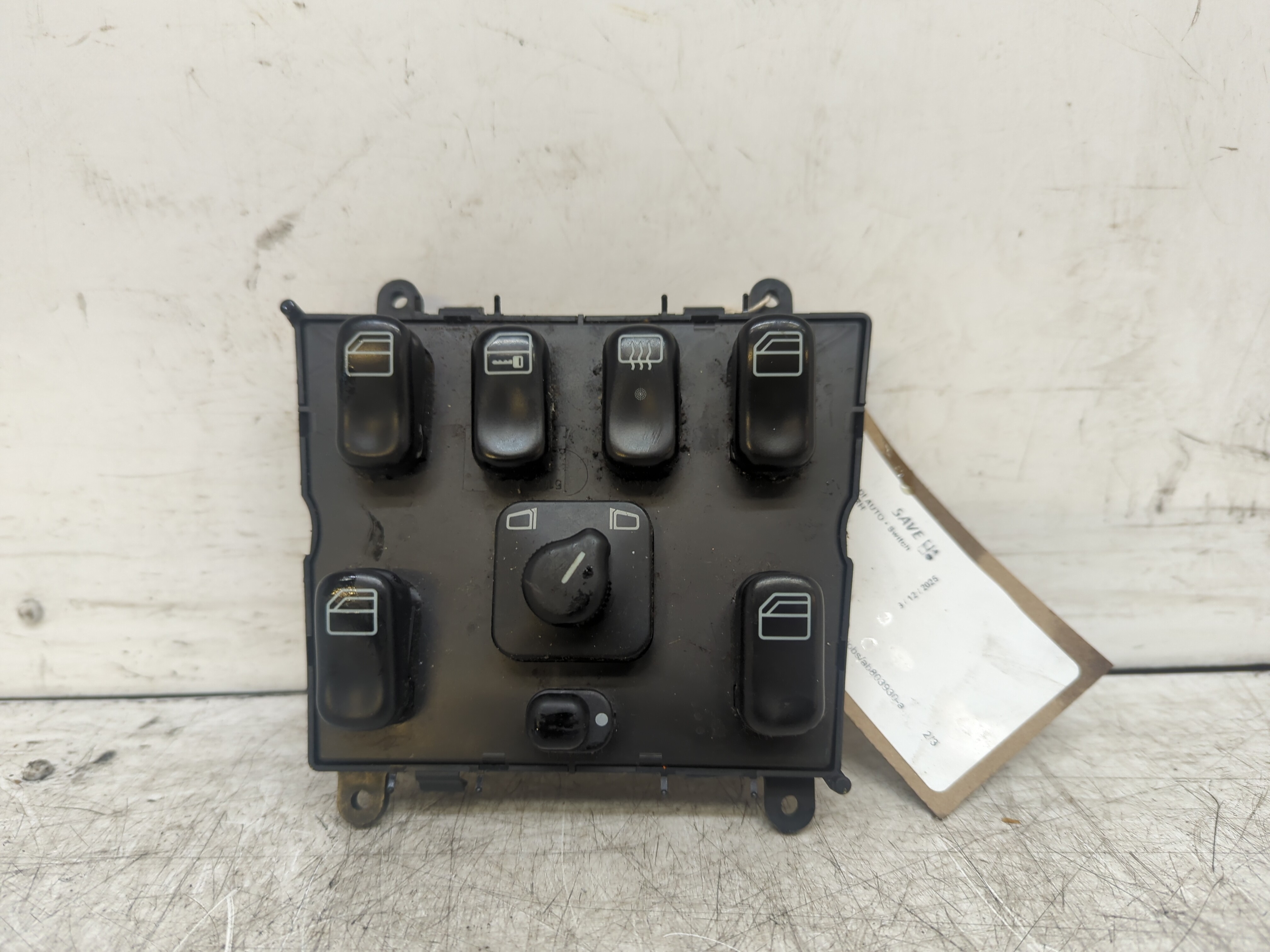 2000 MERCEDES M-CLASS MASTER WINDOW SWITCH 5 DOOR SUV A1638206610 #116692