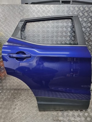 NISSAN QASHQAI J11 MK2 COMPLETE REAR RIGHT DOOR DRIVER SIDE IN BLUE (RBN) 2015