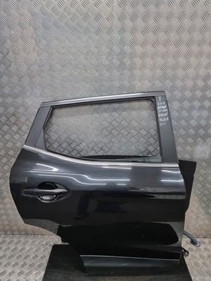 NISSAN QASHQAI J11 MK2 COMPLETE REAR RIGHT DOOR IN BLACK (Z11) 2017