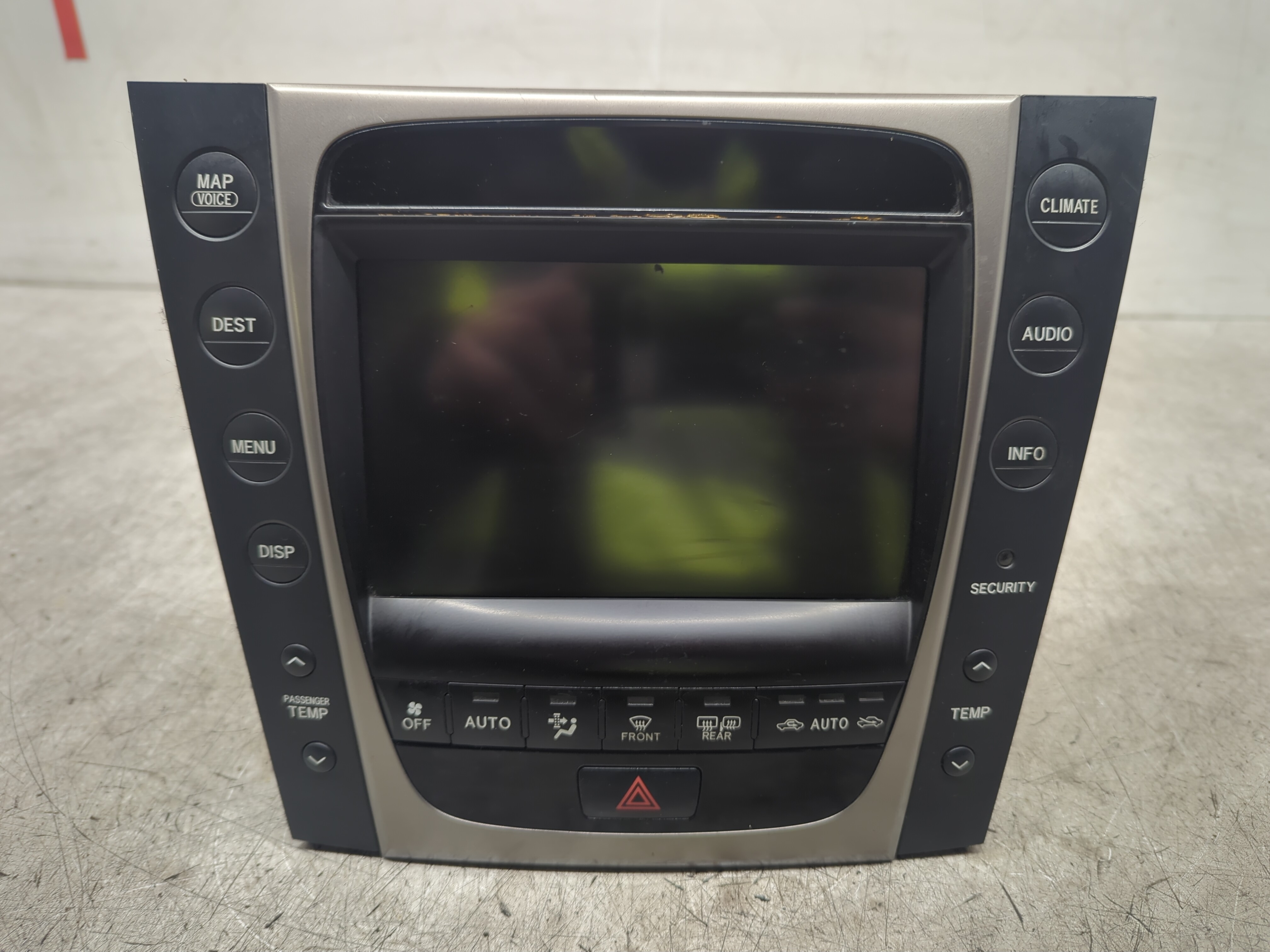 LEXUS GS RADIO HEAD UNIT 2008 S190 8611130570