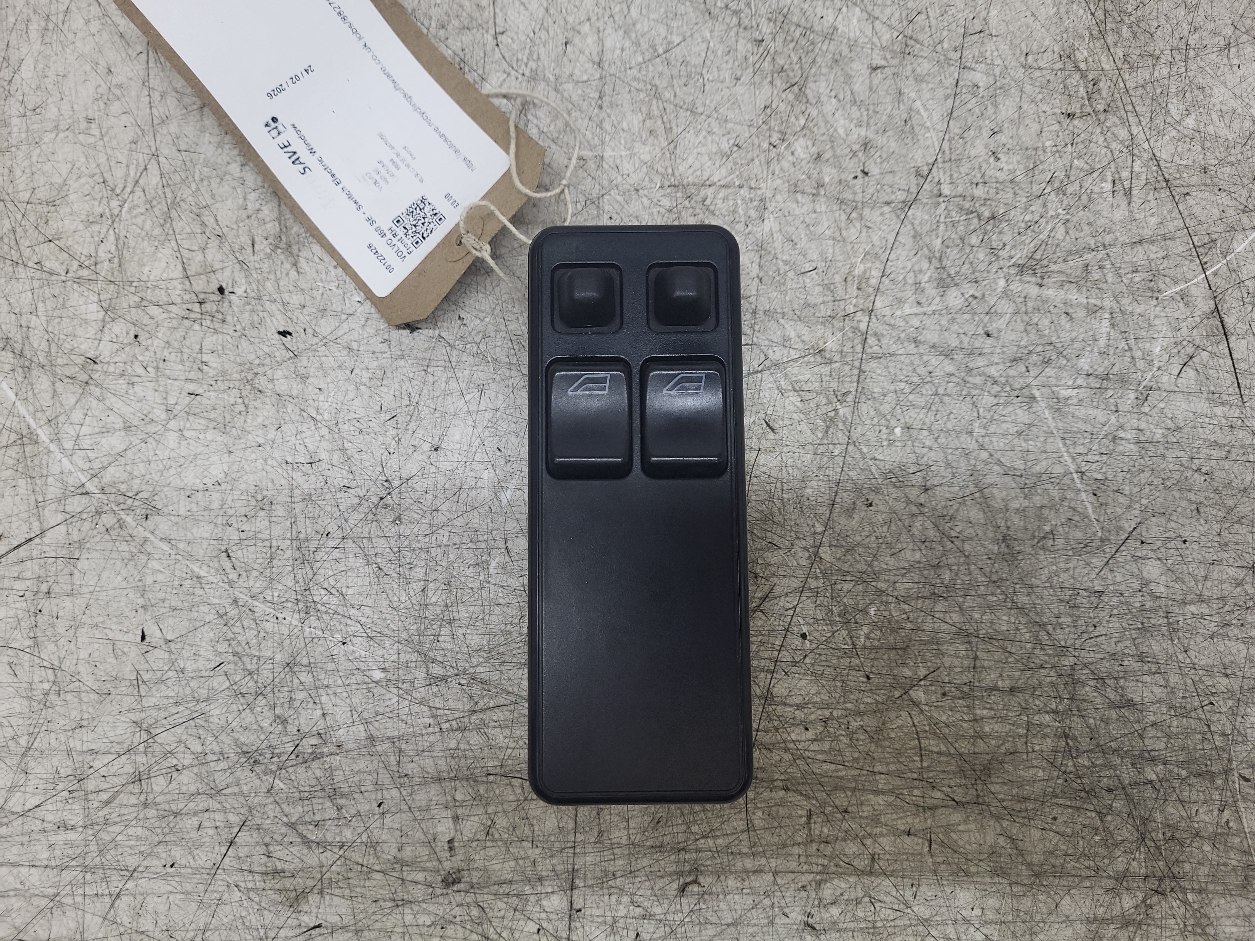 1994 VOLVO 460 RIGHT DRIVERS WINDOW SWITCH /464 4 DOORS #00122426
