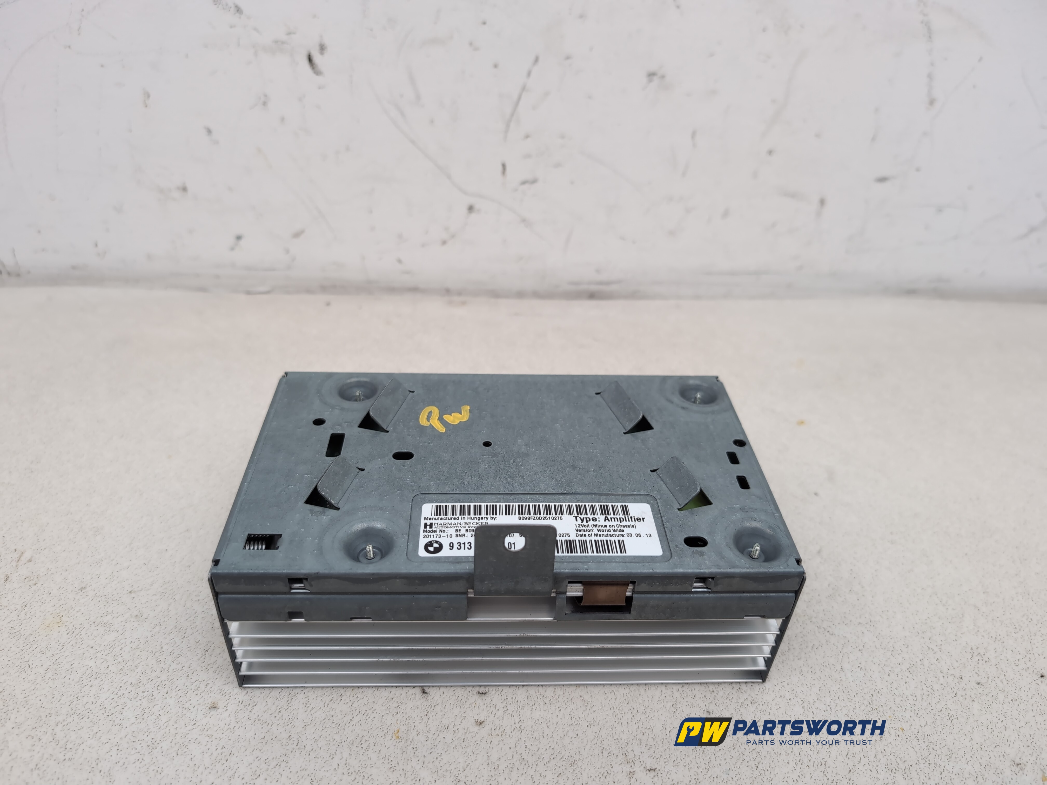 BMW 6 SERIES 640D M SPORT F13 HARMAN BECKER SOUND AMPLIFIER 9313043 2012-2018