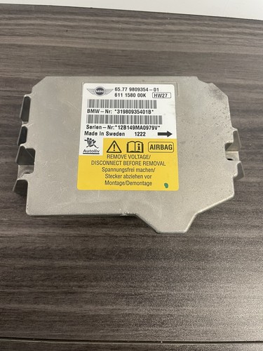 MINI COOPER R55 R56 R60 AIRBAG ECU CONTROL MODULE 611158000