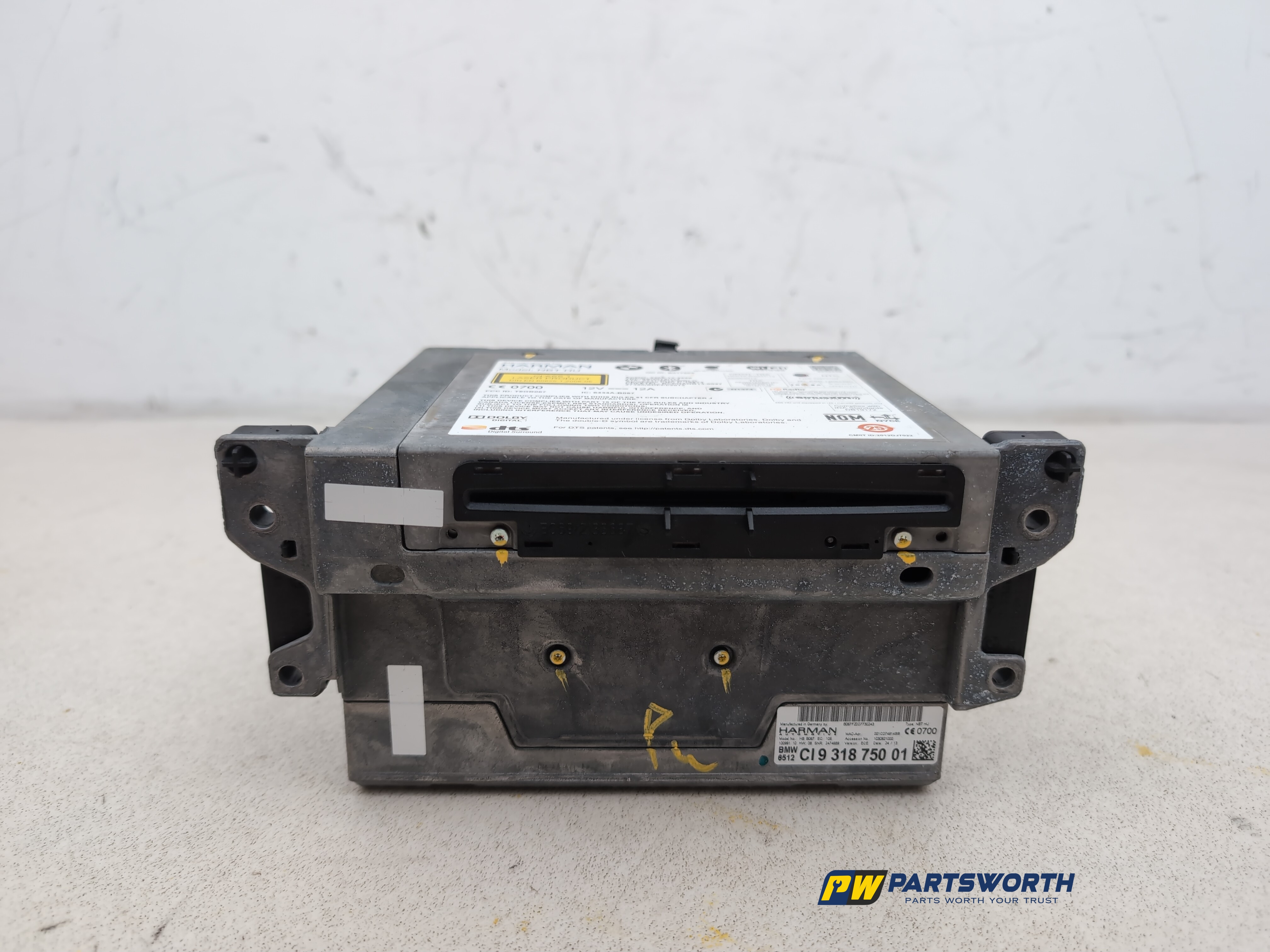 BMW 6 SERIES 640D M SPORT F13 SAT NAV RADIO PLAYER HEAD UNIT 9318750 2012-2018