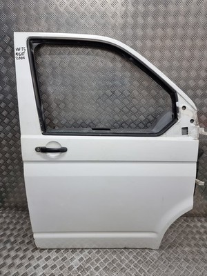 VOLKSWAGEN TRANSPORTER T5 COMPLETE FRONT RIGHT DOOR IN WHITE 2006