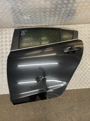 MAZDA 6 GJ MK3 REAR LEFT PASSENGER SIDE DOOR WITH GLASS IN BLACK 2016