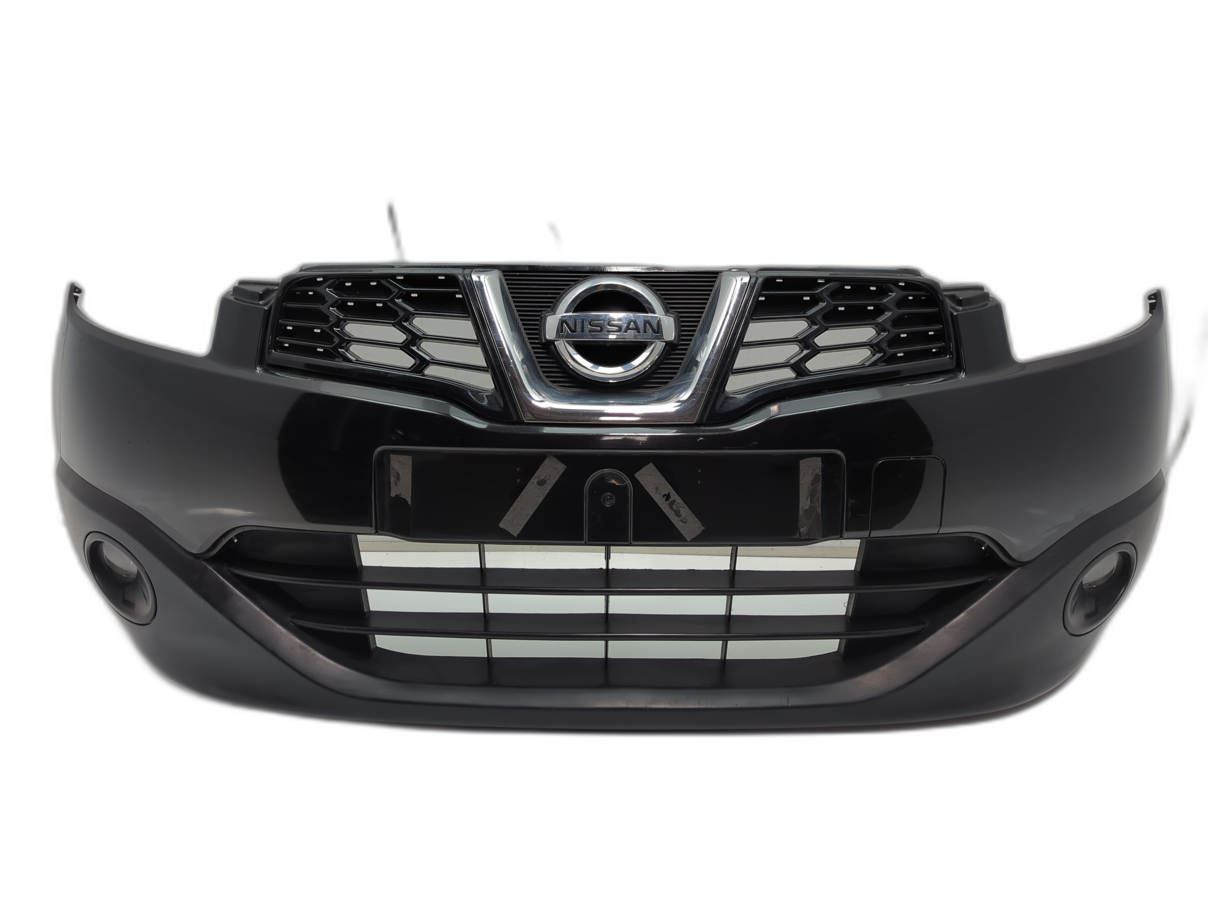 2013 NISSAN QASHQAI ACENTA DCI SUV MPV Front Bumper + Grille - BLACK 2012-2014