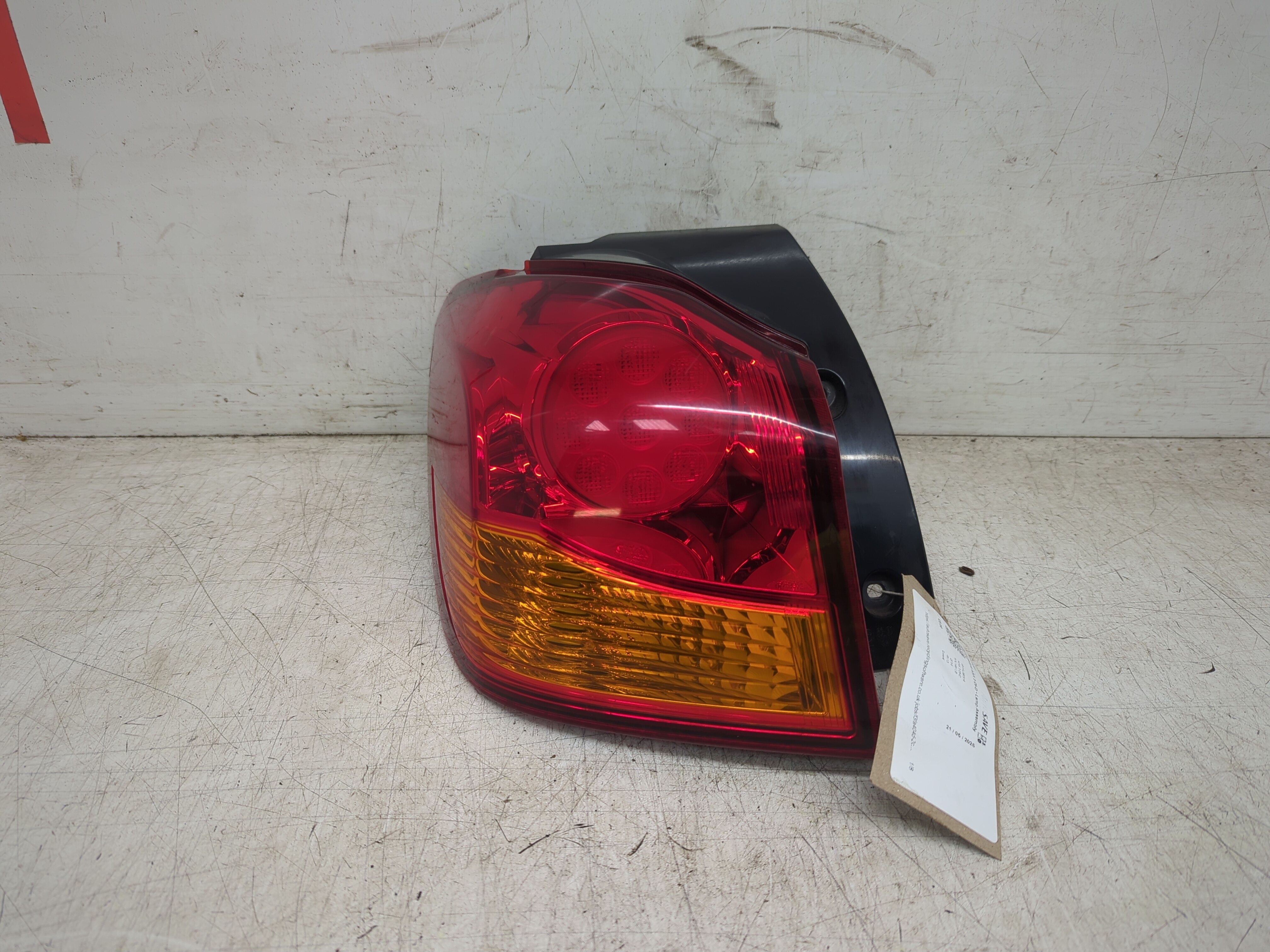 MITSUBISHI ASX REAR LIGHT LEFT PASSENGER 2014 GA SUV
