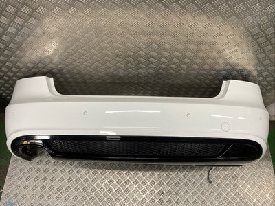AUDI A5 8T S LINE SPORTBACK 2011 REAR BUMPER WITH SENSORS 8T8807511B WHITE-lY9C