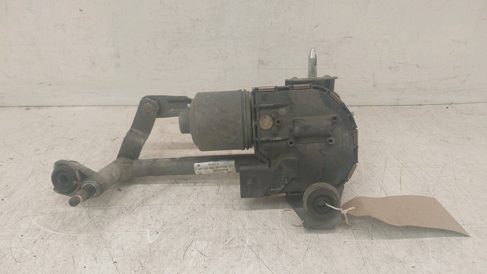 VOLKSWAGEN TOURAN WIPER MOTOR FRONT LEFT 2006 MK1 1T 1T0955024E