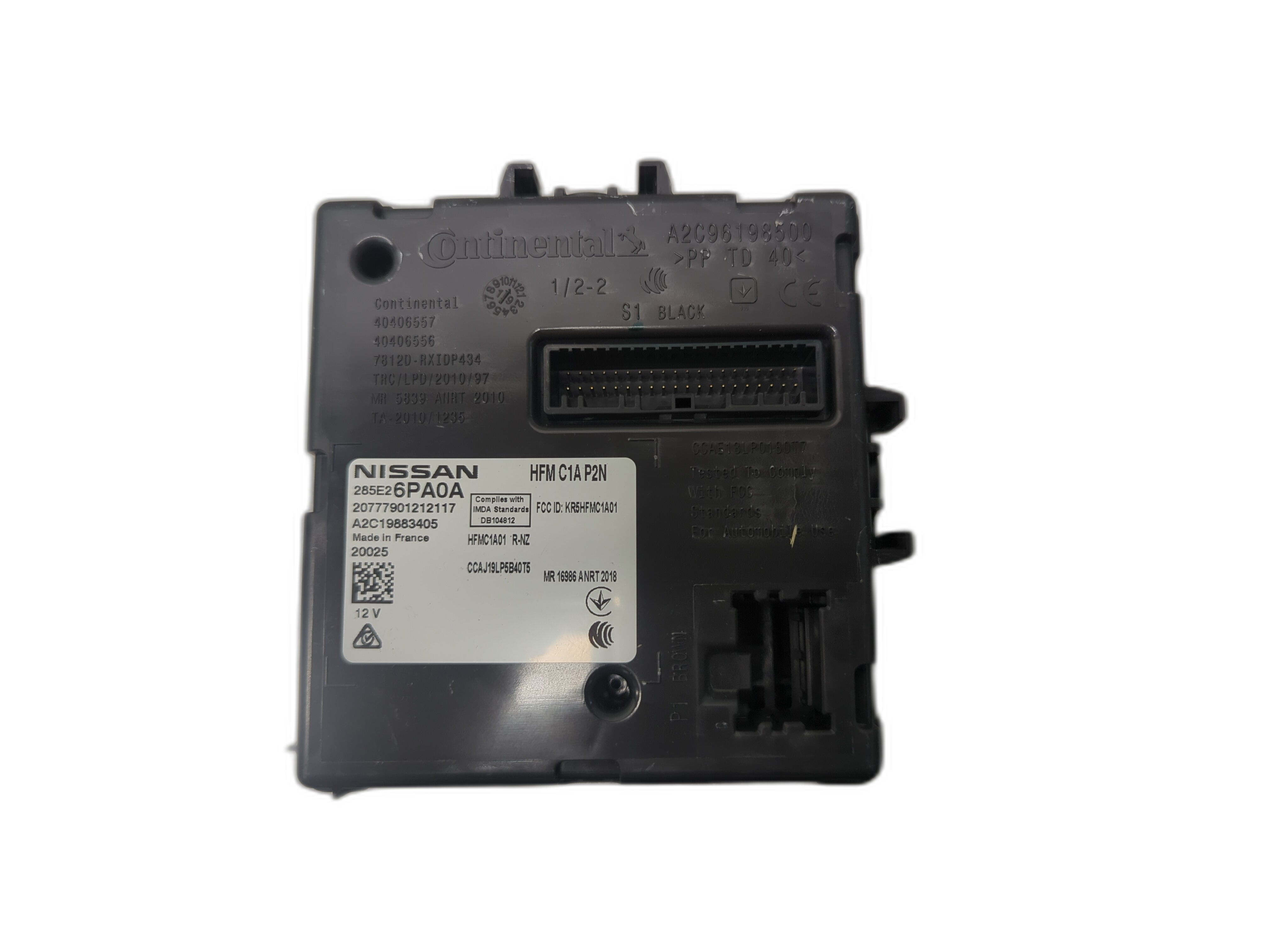 NISSAN Juke 2020 Keyless Control Module 285E26PA0A 00007248