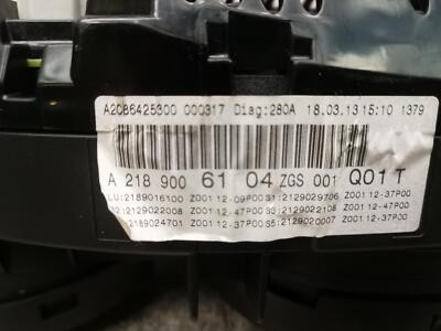 MERCEDES CLS CLASS SPEEDOMETER MPH 2.1L DIESEL 2010-2018 A2189006104 #90683