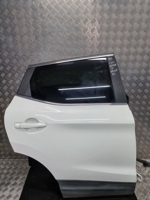 NISSAN QASHQAI J11 COMPLETE REAR RIGHT DOOR IN WHITE (326) 2015