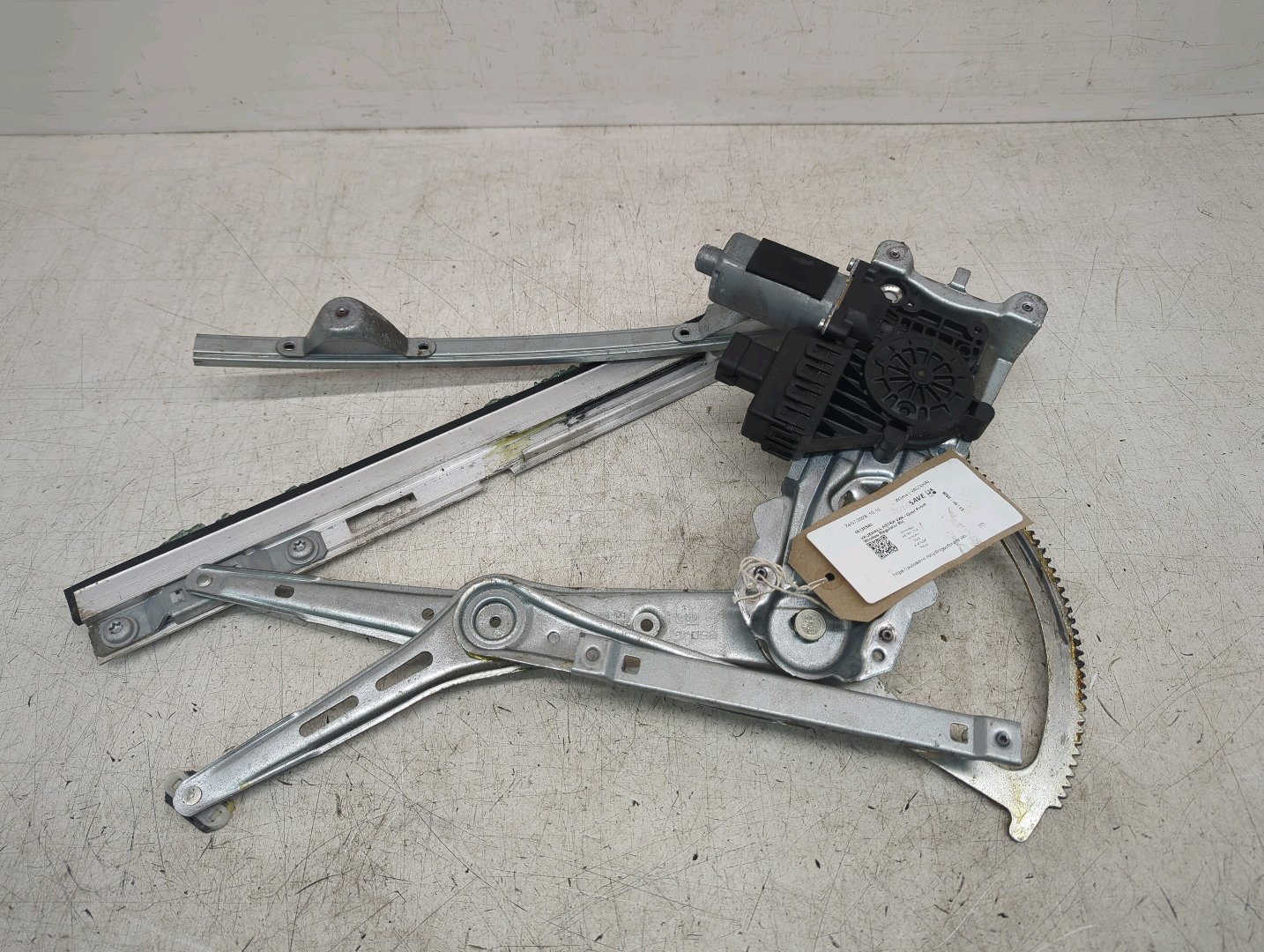 VAUXHALL ASTRA WINDOW REGULATOR FRONT RIGHT DRIVER 2006 MK5 3 DR COUPE 13101479
