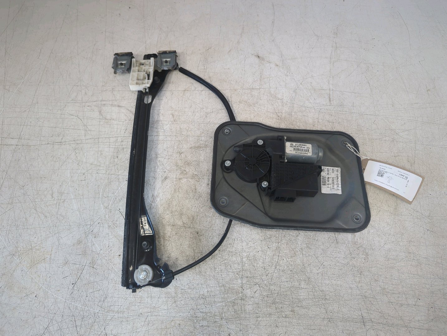 SKODA FABIA WINDOW MOTOR REGULATOR FRONT RIGHT DRIVER 2007 MK2 5J 5 DR 6Y1959801
