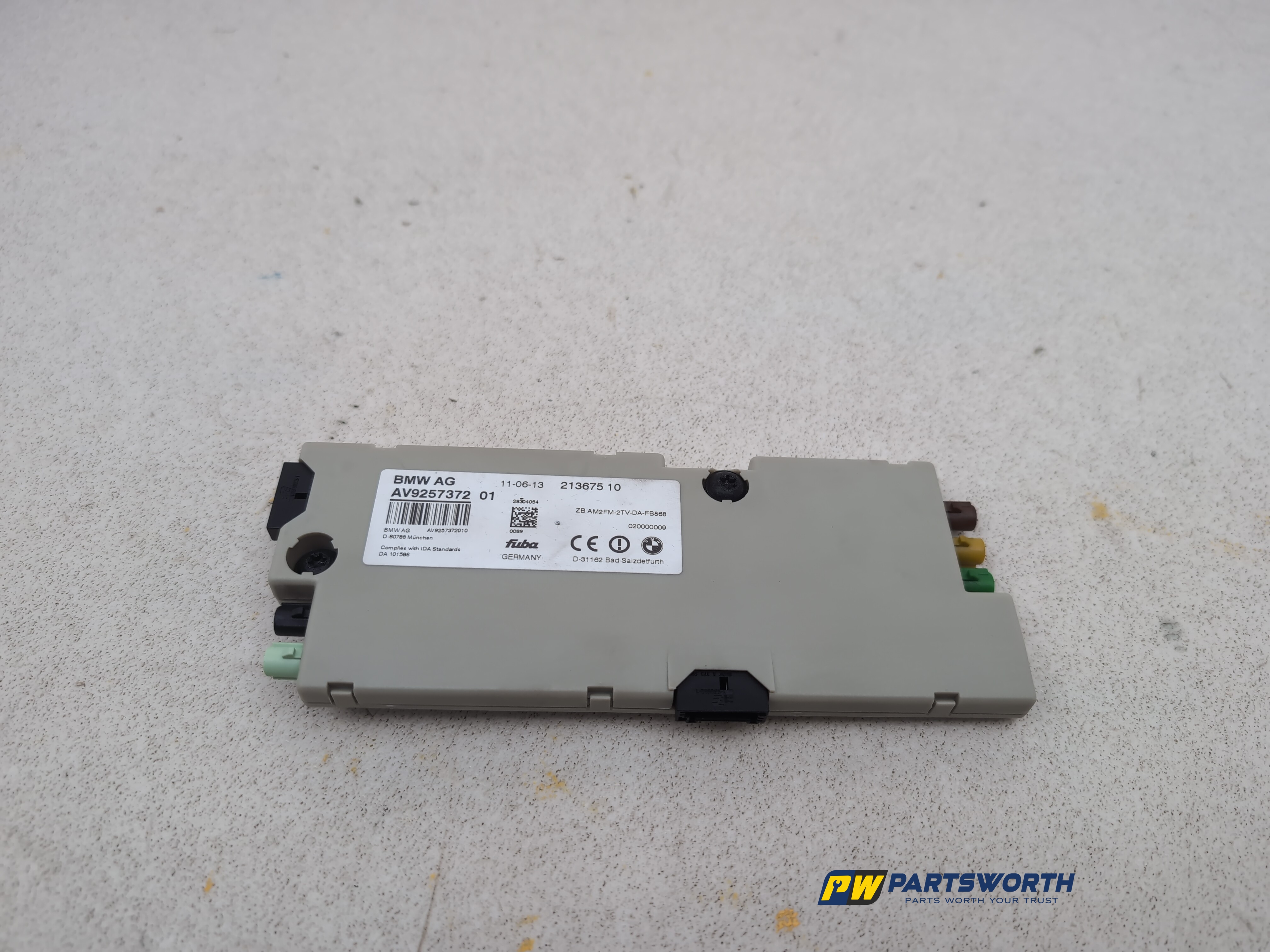 BMW 6 SERIES 640D M SPORT F13 ANTENNA DIVERSITY MODULE 9257372 2012-2018