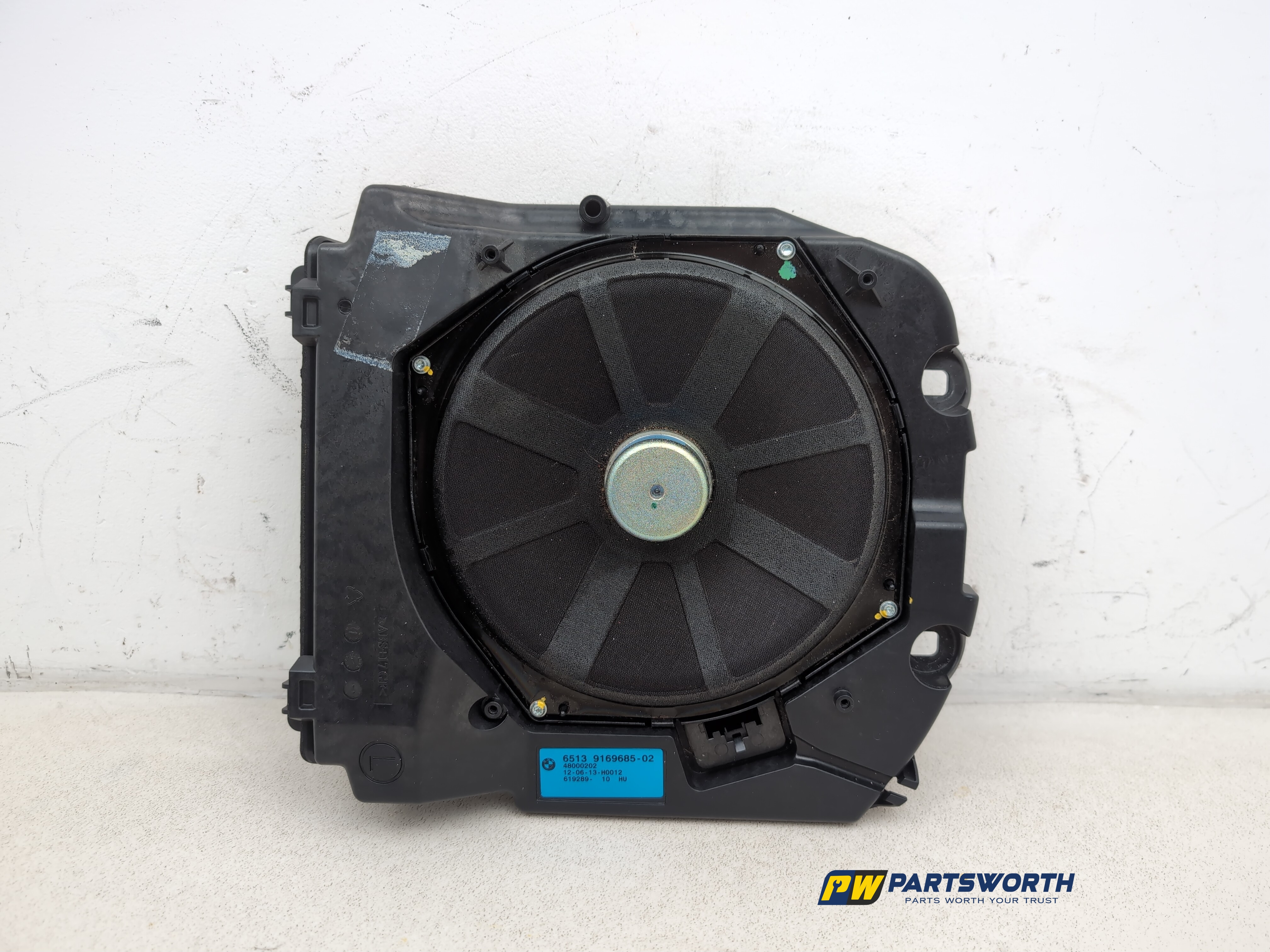 BMW 6 SERIES 640D M SPORT F13 SPEAKER SUBWOOFER FRONT PASSENGER SIDE 9169685