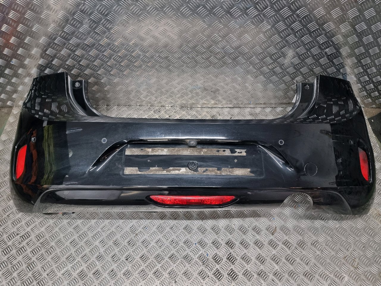 VAUXHALL CORSA F COMPLETE REAR BUMPER WITH PDC / CAMERA BLACK (KTV) 9829754980