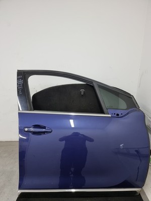 PEUGEOT 2008 MK1 5Dr COMPLETE FRONT RIGH DOOR DRIVER SIDE IN BLUE (KUC) 2013