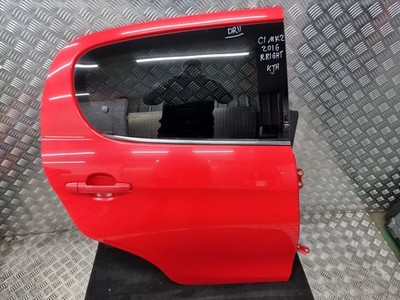 CITROEN C1 MK2 COMPLETE REAR RIGHT DOOR DRIVER SIDE IN RED (KJH) 2016