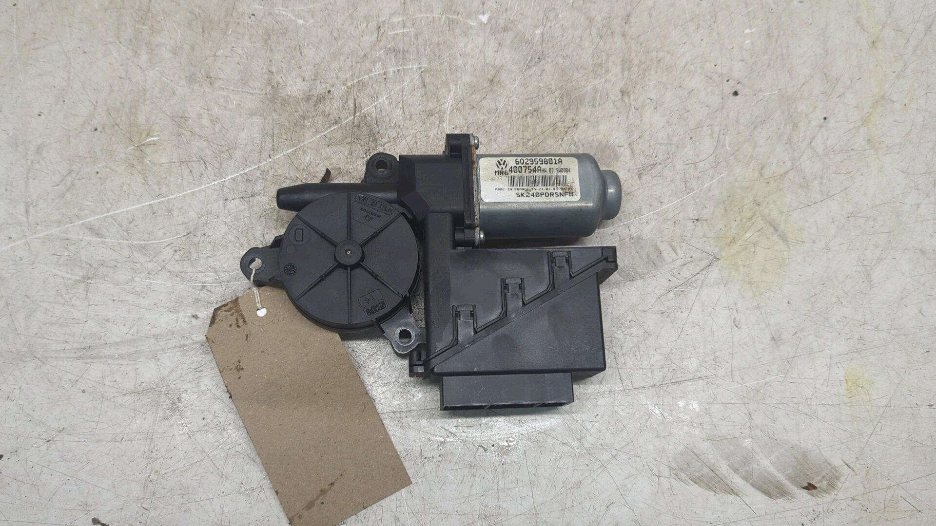 SKODA FABIA LEFT FRONT WINDOW MOTOR 2004 MK1 6Y 6q2959801A