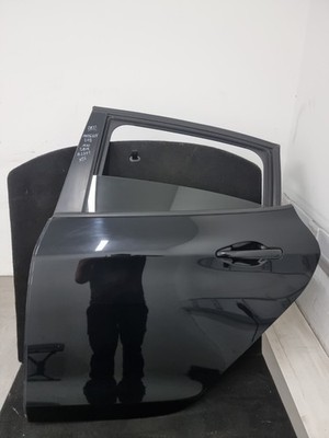 PEUGEOT 208 MK1 5Dr COMPLETE REAR LEFT DOOR IN BLACK (KTV) 2019