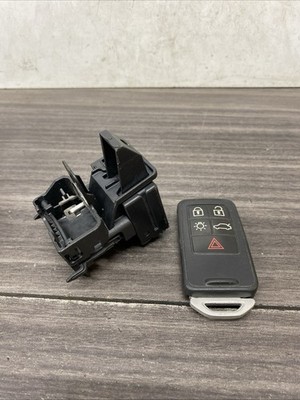 VOLVO V40 2014 IGNITION COLUMN SWITCH KEY READER & KEY 28227917