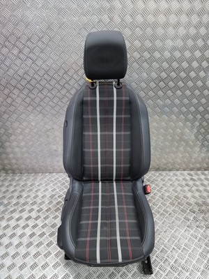 VAUXHALL CORSA F FRONT RIGHT HALF LEATHER / CLOTH HEATED SEAT DRIVER SIDE 2022