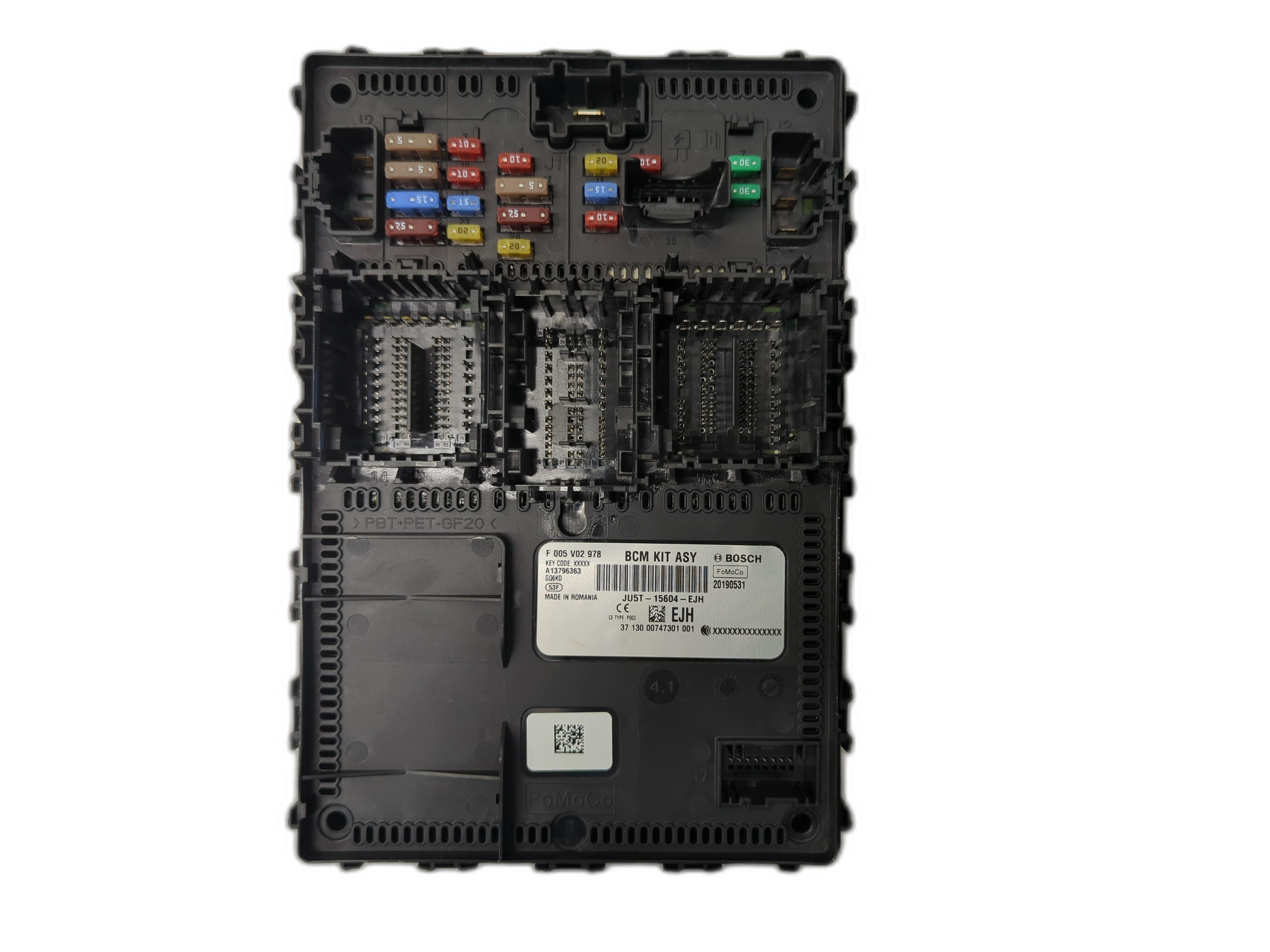 FORD Fiesta 2019 Body Control Module JU5T15604EJH 00007086